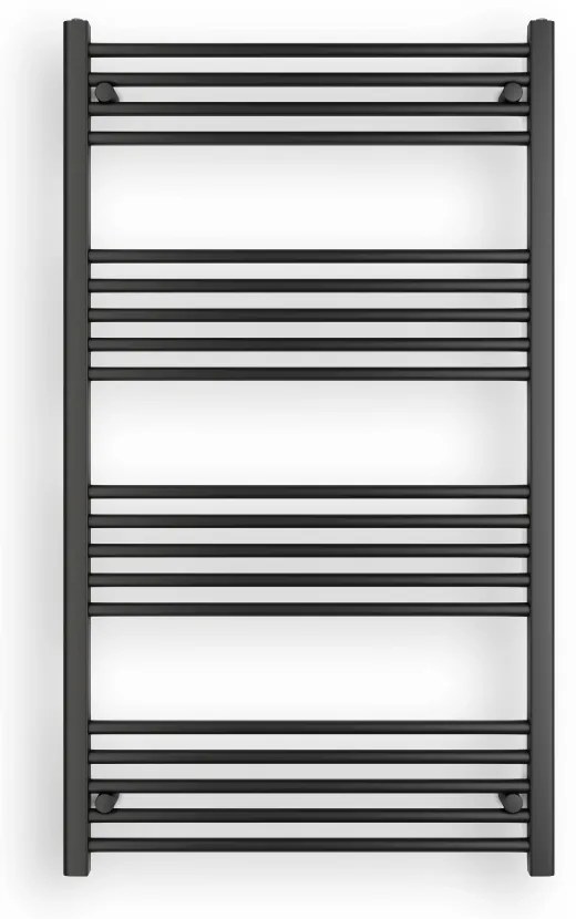 Fekete 750x1300mm törölközőszárítós fürdőszobai radiátor Welland Lux | Készletről | Gyors kiszállítással