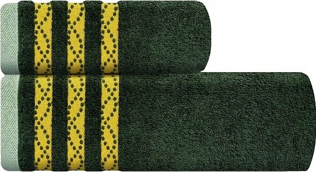 Aspen fürdőlepedő vastag 50x90 sötétzöld