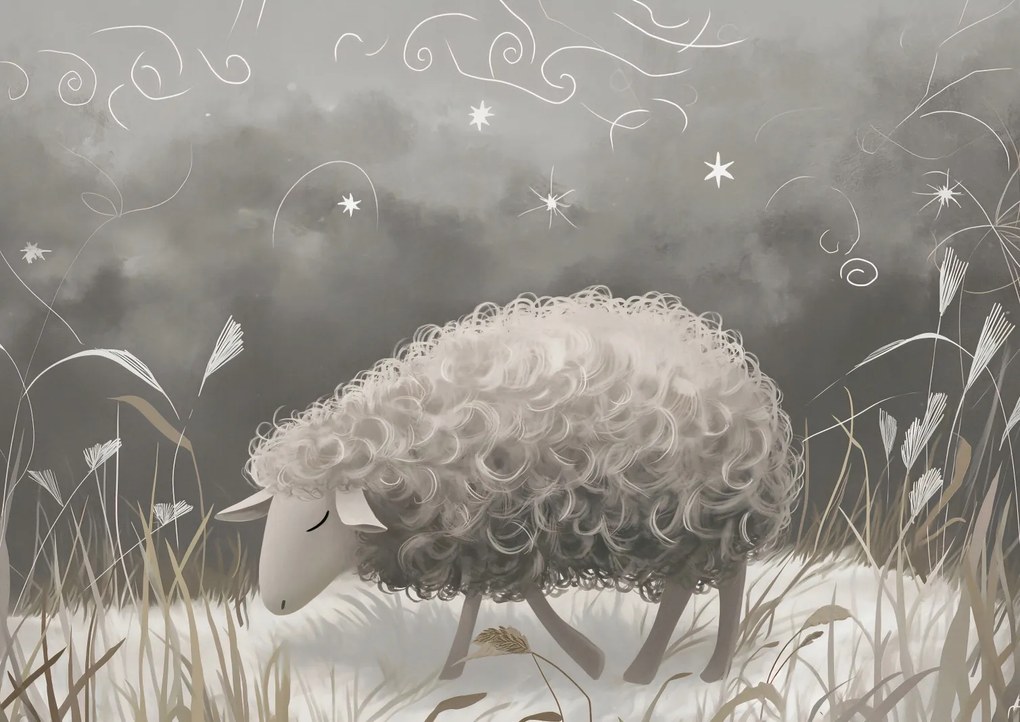 Poszter 42x29,7cm Buja bárány