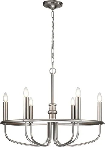 Kichler KL-CAPITOL-HILL6-BN-láncos csillár CAPITOL HILL 6xE14/40W/230V króm