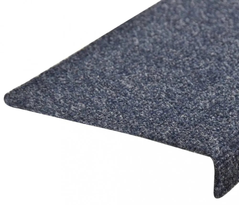 10 db öntapadós lépcsőszőnyeg 65 x 21 x 4 cm antracit téglalap alakú széllel