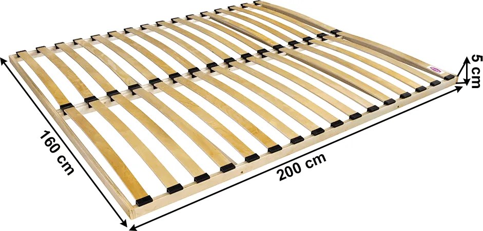 Ágyrács, 160x200 cm, MONNA NEW