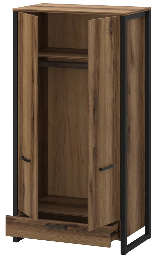Ruhásszekrény Marni (sötét delano tölgy). 1053046