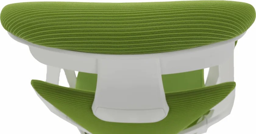 Irodai szék, zöld/fehér, TAXIS