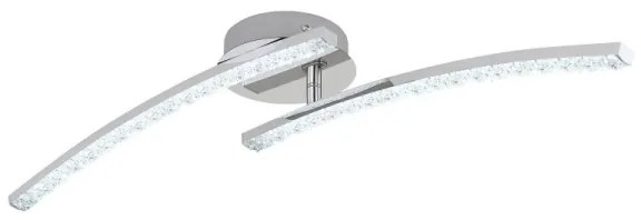 Globo 67169-12IP - LED Fürdőszobai felületre szerelhető csillár JULES 2xLED/6W/230V IP44