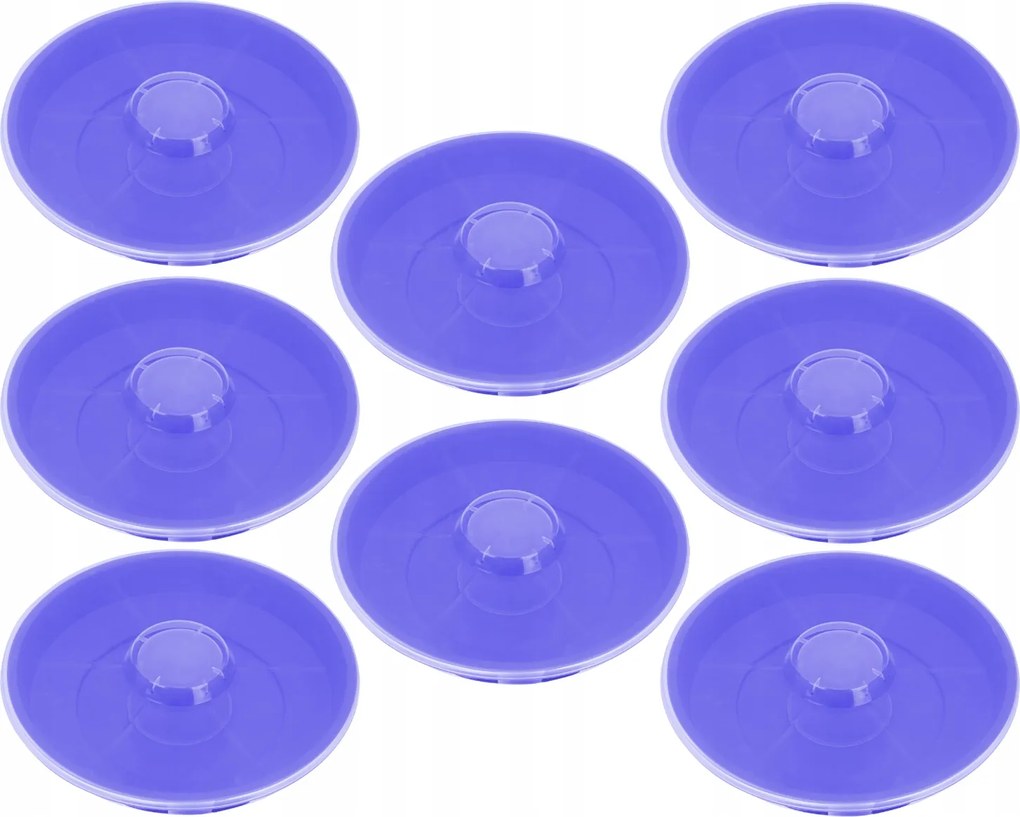 8 x 4L-es etetőtál átlátszó fedéllel (szett) BRCtech