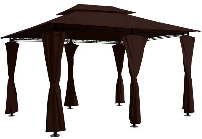 Deuba Topas kerti pavilon 4x3 m - barna