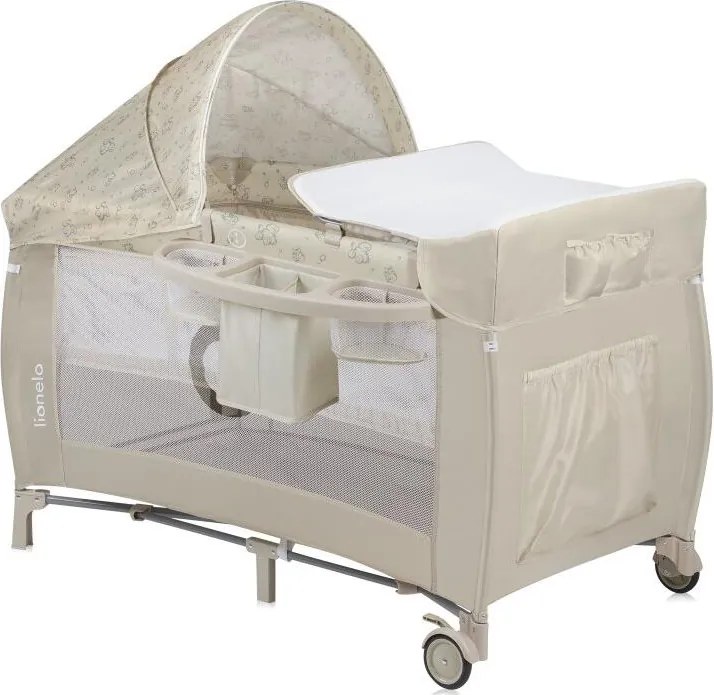 Lionelo - SVEN PLUS utazóágy bézs