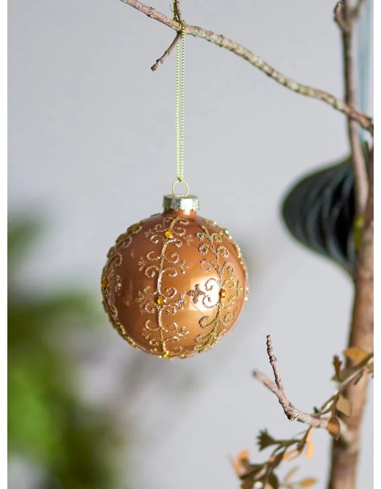 Üveg karácsonyfadísz ø 8 cm Ciri – Bloomingville