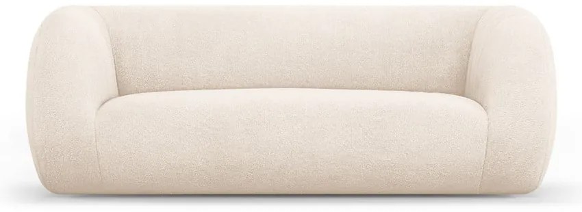 Krémszínű buklé kanapé 210 cm Essen – Cosmopolitan Design