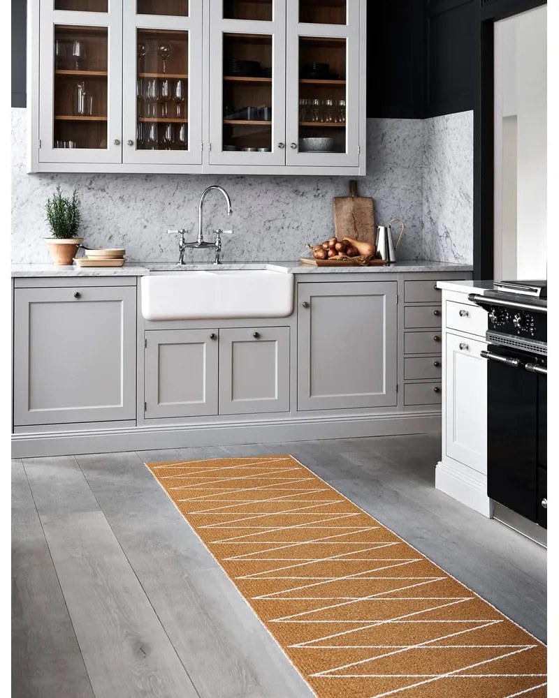 Okkersárga kültéri-beltéri szőnyeg 70x100 cm Max Ochre – Pappelina