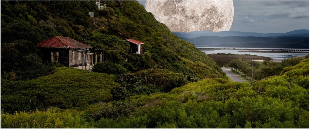 Holdas tájkép (120x50 cm)