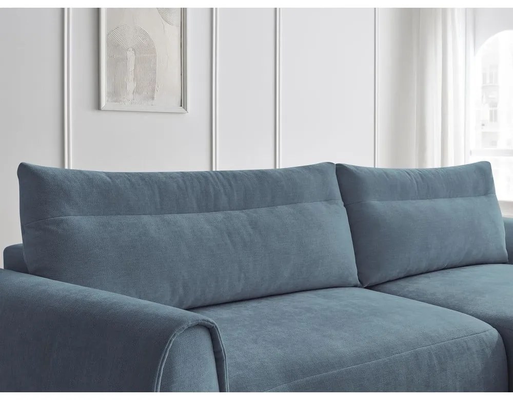 Kék sarokkanapé Aden – Bobochic Paris