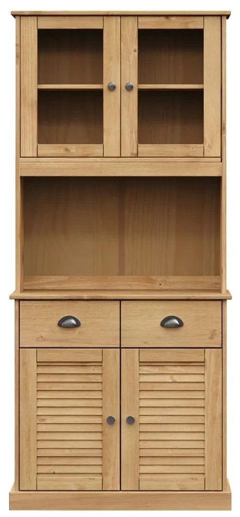 VIGO tömör fenyőfa magasszekrény 78x40x175 cm
