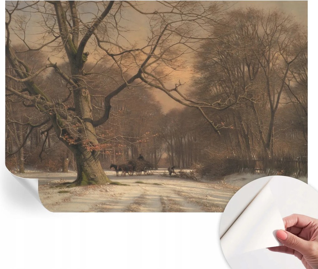 Dekoratív öntapadós fotótapéta Hálószobába Téli tájkép 312x219 cm