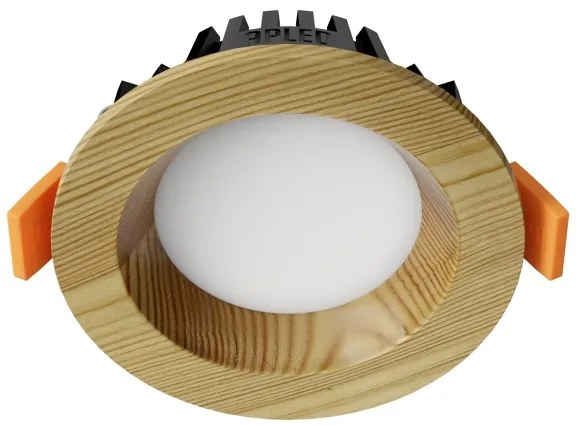 APLED - LED Lámpa RONDO WOODLINE LED/3W/230V 4000K átm. 9 cm fenyő tömör fa