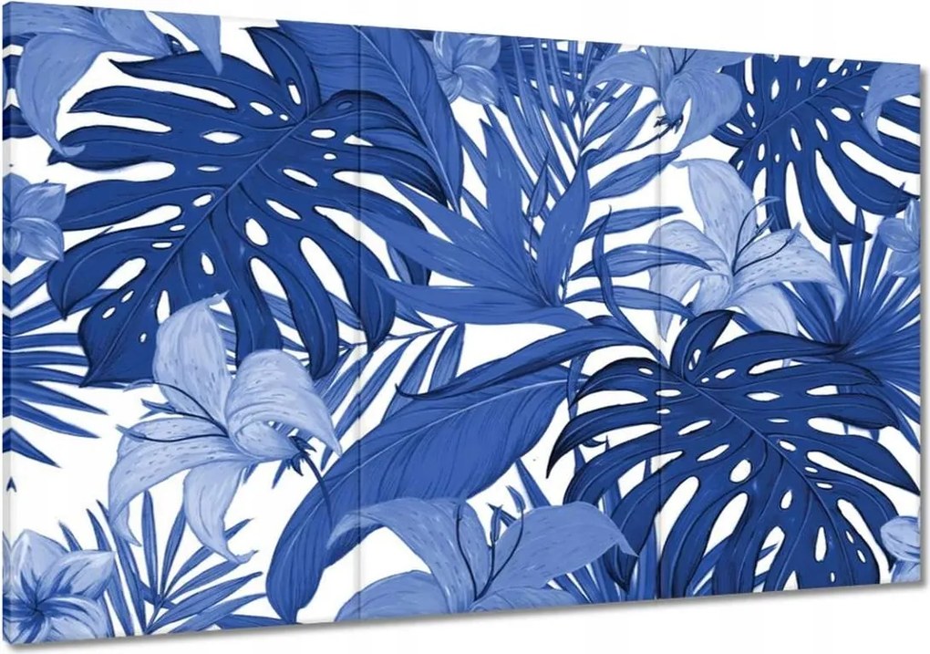 Festmények 120x80 Classic Blue Monstera