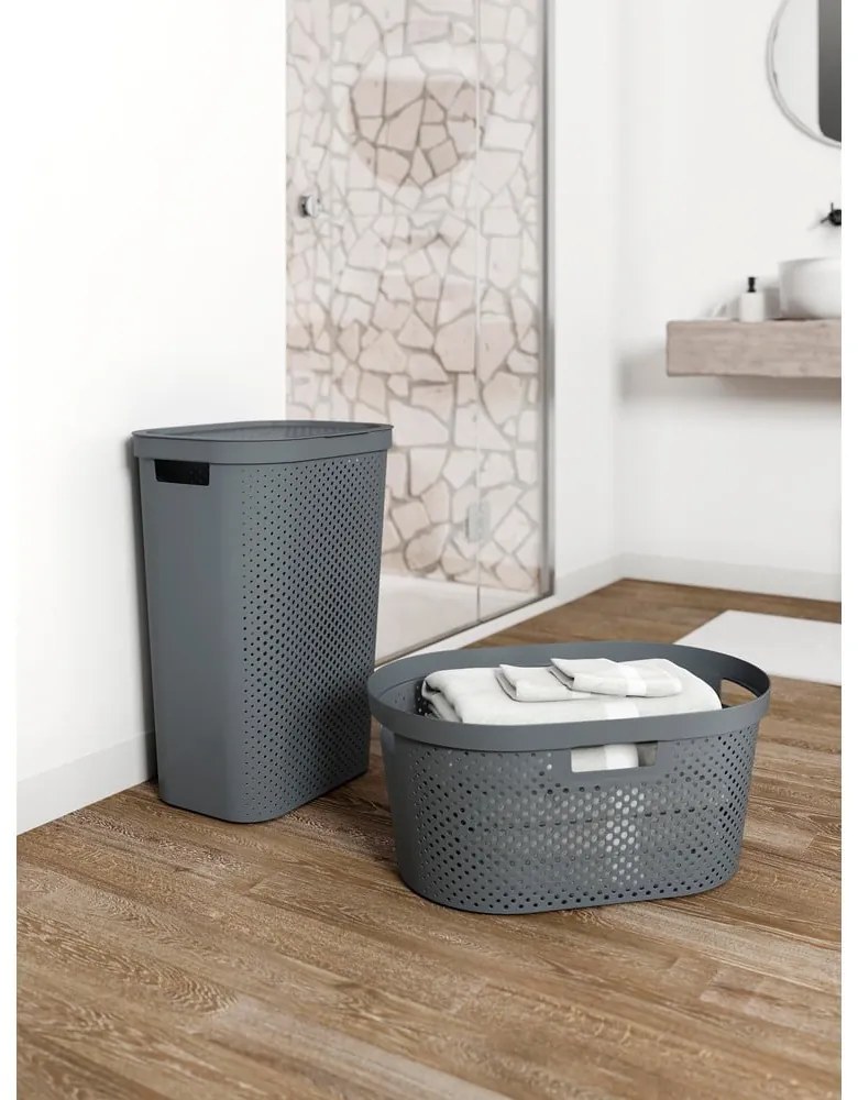 Infinity Hamper szürke ruhakosár, 40 l - Curver