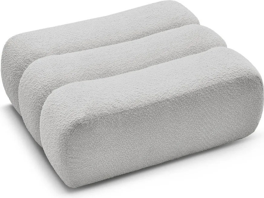 Világosszürke buklé lábtartó Azra – Bobochic Paris