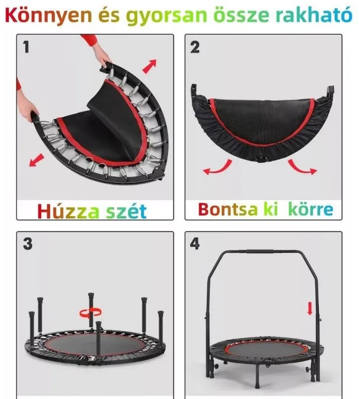 Blux Fitness trambulin markolattal 100 CM AMO-UT32