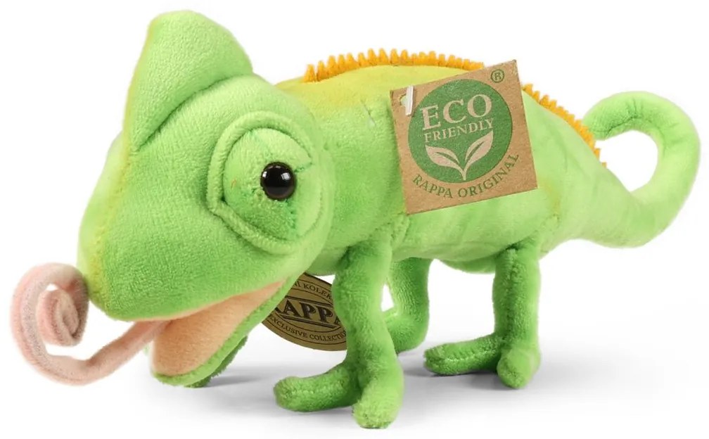 Plüss kaméleon - 30 cm - Rappa