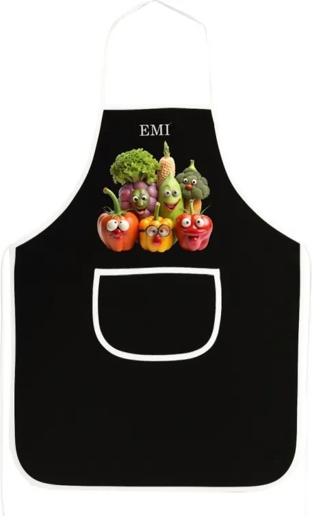 EMI Freshy konyhai kötény, Fekete