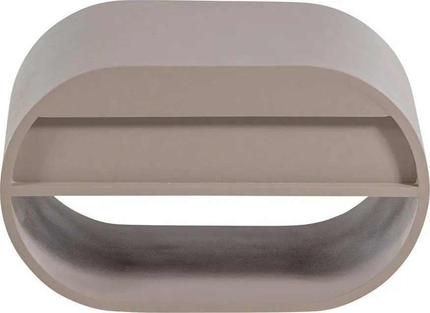 Szürkésbézs többszintes fali polc 39 cm Momo – WOOOD