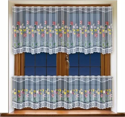 Mg Irigység Virágok 35242 fehér színek 400x40cm