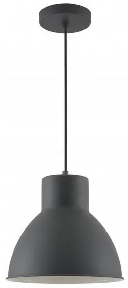 Lámpa Mennyezeti lámpatest DANTE, 2119, AC220-240V, 50/60Hz, 1*E27, max.40W, IP20, átmérő 27,5cm, egyes, fekete