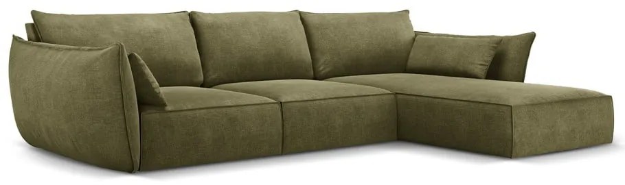 Zöld sarokkanapé (jobb oldali) Vanda – Mazzini Sofas