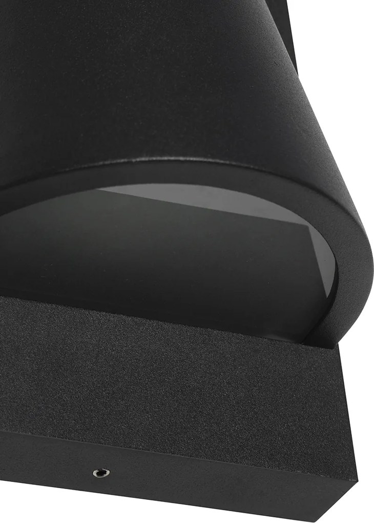 Smart kültéri fali lámpa fekete IP44 WiFi GU10 - Femke