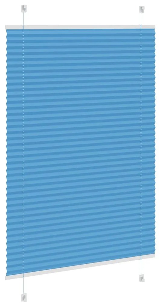 pliszírozott redőny kék 85x150 cm szövetszélesség 84,4 cm