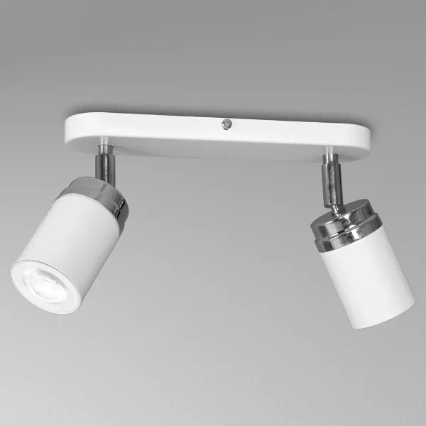 Spotlámpa RENO 2xGU10/8W/230V fehér/króm