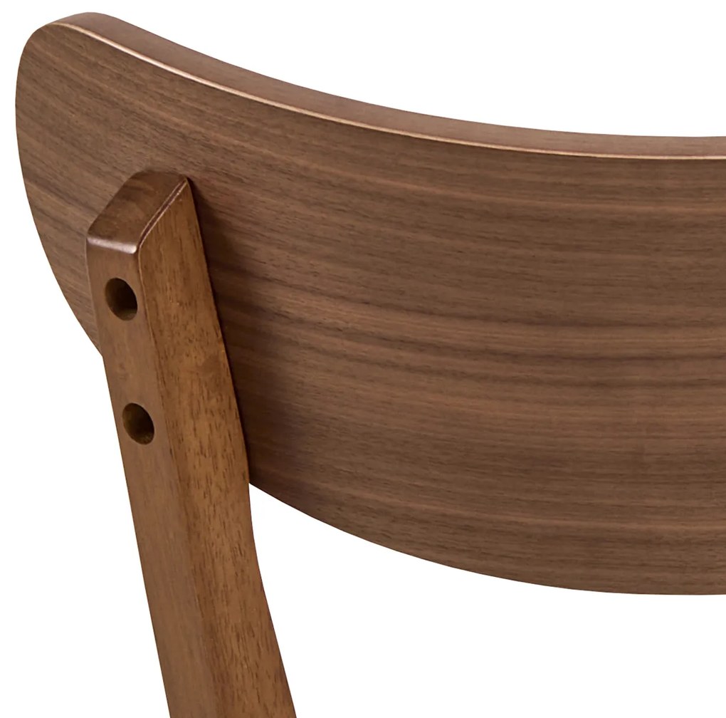 MAZZONI EXPORT ROXY Természetes Dió - RETRO FA SZÉK NAPPALIBA ÉTKEZŐBE KONYHÁBA