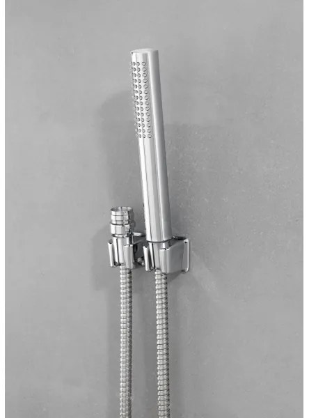 WENKO 81340100 - DUO zuhany 170x2,7 cm fényes króm/ezüst/szürke