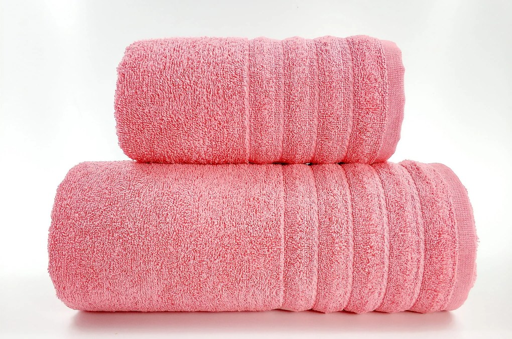 Alexa pamut törölköző 70x130 korall