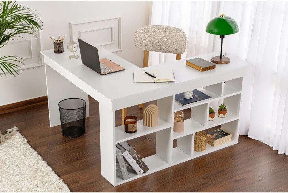 Matt íróasztal 120x130 cm Vesper – Kalune Design