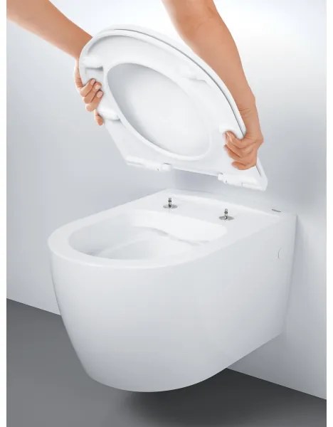 GROHE 103848SH00 - Felfüggesztett WC START ROUND CERAMIC 368 × 543 mm tartós fehér