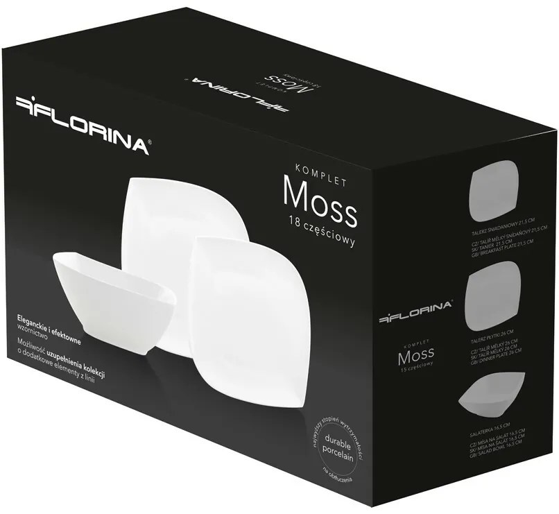Florina 18-piece Moss plate set