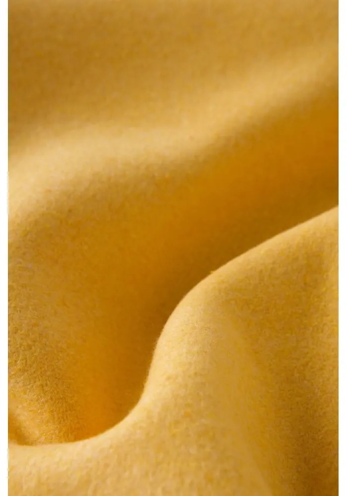 Basics sárga pléd, 140 x 180 cm - Euromant