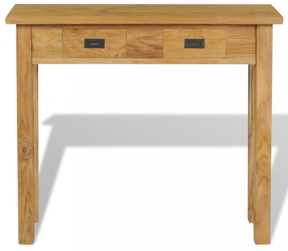 tömör tíkfa konzolasztal 90 x 30 x 80 cm