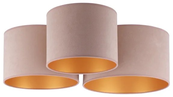 Duolla - Mennyezeti lámpa ROLLER TRIO 3xE27/60W/230V barna