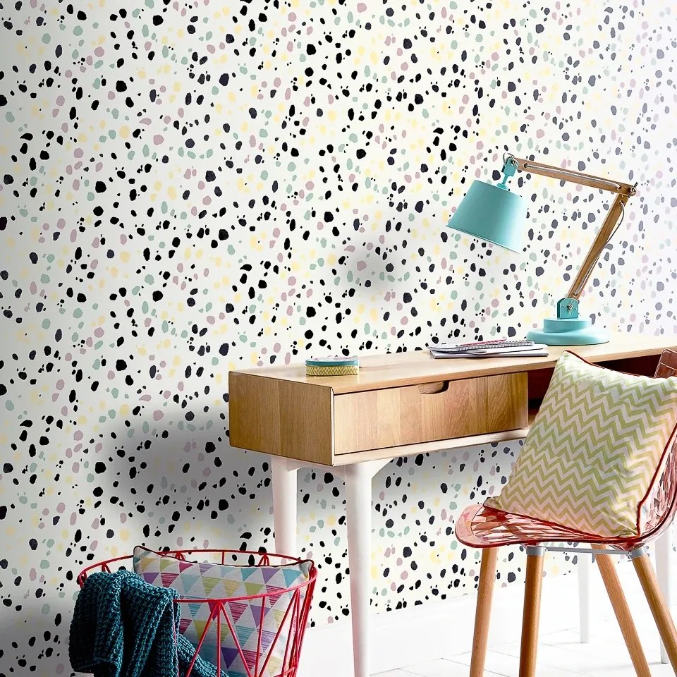 Arthouse Signature 2 Dalmatian színes pöttyös papír tapéta – 909708