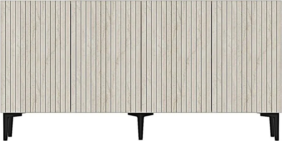 Zeynep 180 - White, Travertine