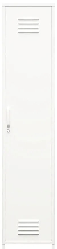 Fehér fém szekrény 38x185x40 cm Mission District – Støraa