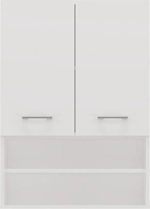 Pola mini DK felső fürdőszoba szekrény, fehér