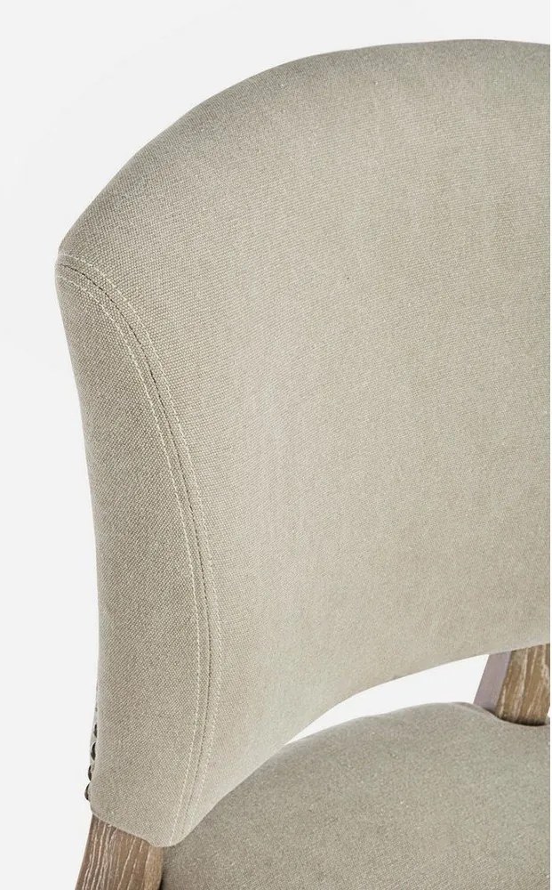 Bézs kárpitozott étkezőszék Maratriz – Bizzotto