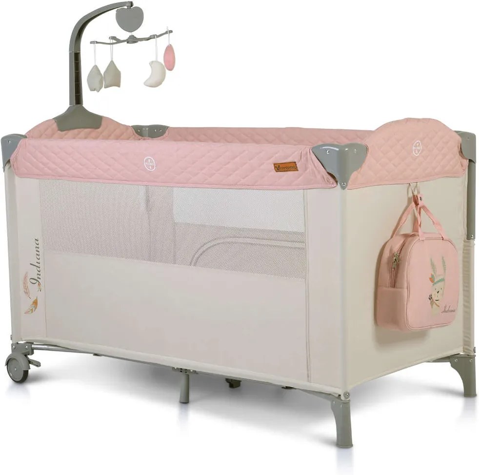 Cangaroo Indiana utazóágy pink