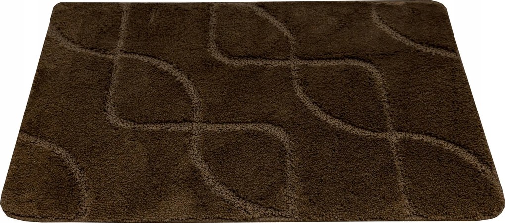 Fürdőszobaszőnyeg Barna Csúszásgátló Mosószőnyeg 80x150 cm