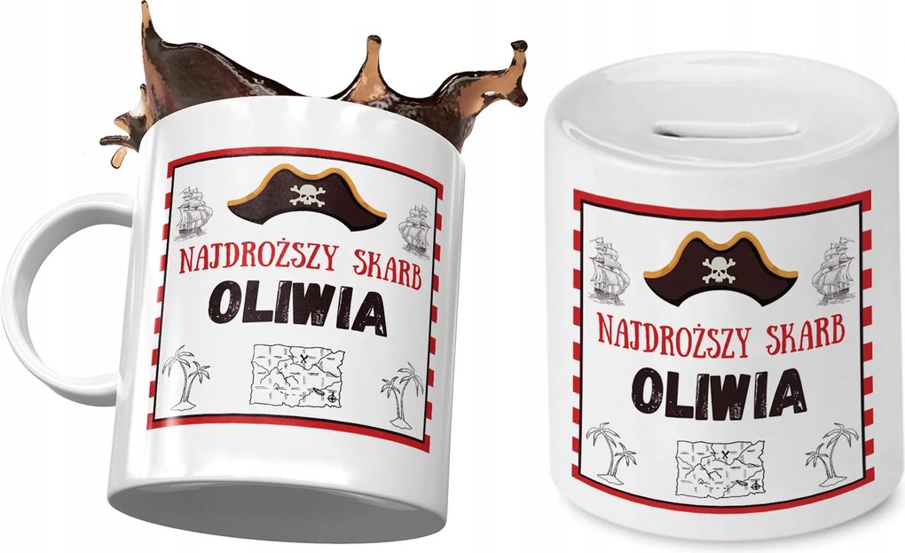 Olívia Bögre Persely Szett Gyerekeknek Nyomtatott Fotóval